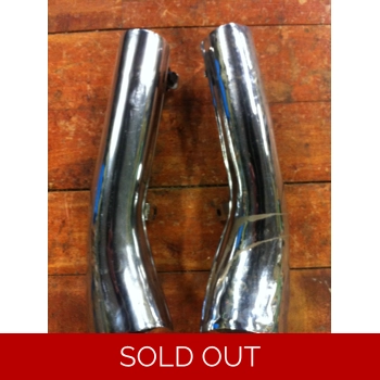 1983-85 Honda CB650SC Nighthawk Exhaust Guards - Pair